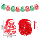 40PCS Merry Christmas Banner Decorations Bunting Sign 4
