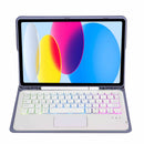 iPad 10.9" Case (10th Gen 2022), iPad 11 (A16 2025) with Keyboard Touchpad Backlight