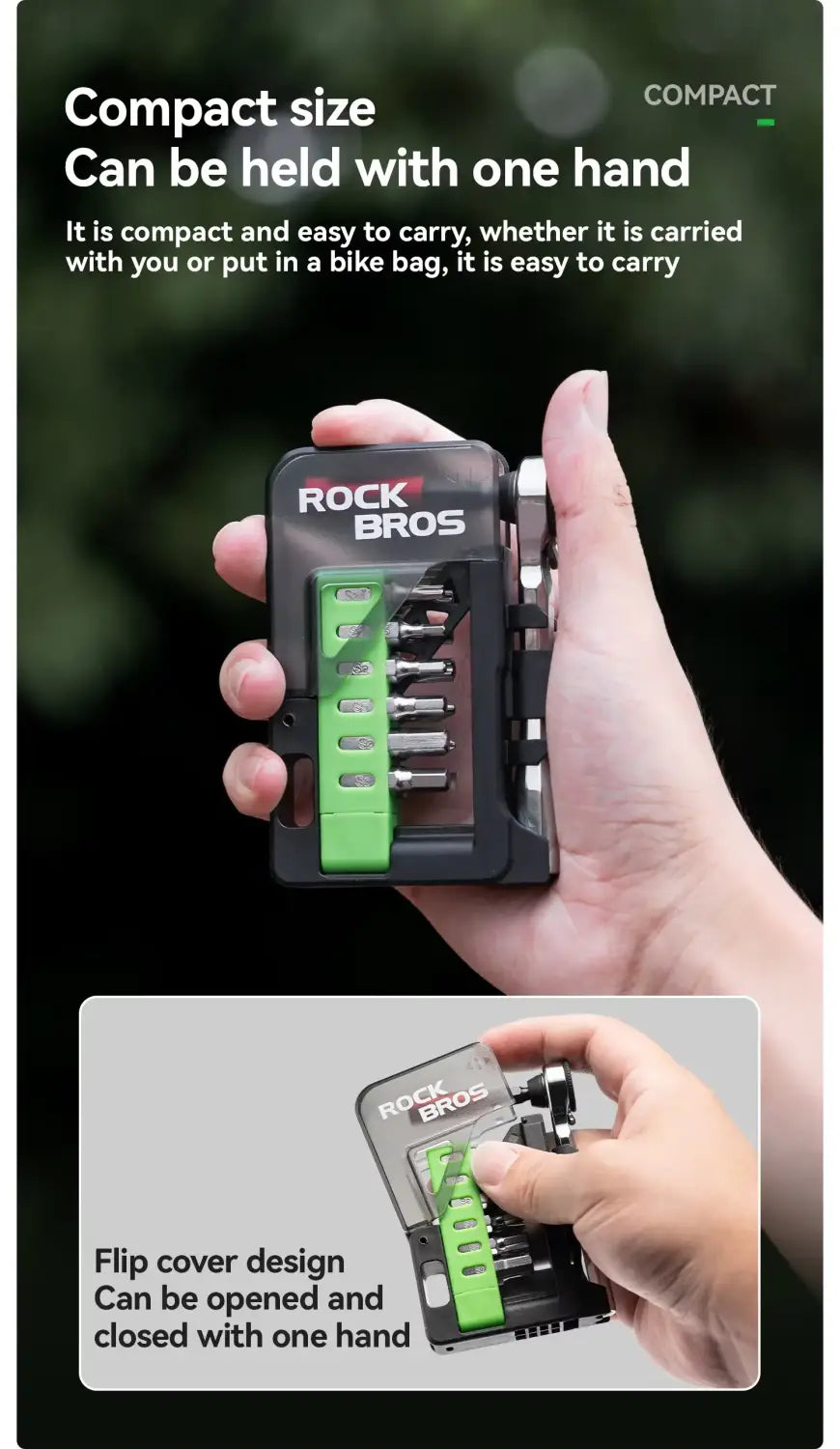 Bicycle Compact Portable Ratchet Wrench Repair Set