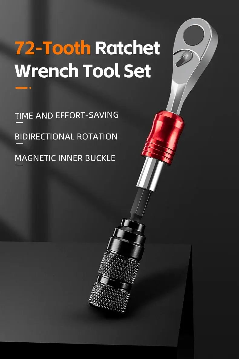 Portable Tool Repair Tools Kits Ratchet Wrench Set Torque