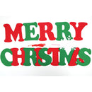 46PCS Merry Christmas Banner Decorations Bunting Sign 13