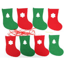46PCS Merry Christmas Banner Decorations Bunting Sign 11
