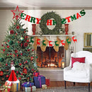 46PCS Merry Christmas Banner Decorations Bunting Sign 6