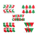 46PCS Merry Christmas Banner Decorations Bunting Sign 8