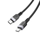 Hoco Type C to C Cable Fast Charging Cable Black