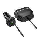 48W PD + QC Super Fast Car Charger w/ 2 x Cigarette Lighter