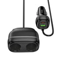 48W PD + QC Super Fast Car Charger w/ 2 x Cigarette Lighter