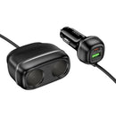 48W PD + QC Super Fast Car Charger w/ 2 x Cigarette Lighter