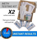 Meth Test Kit - 2 x Instant On-site Test Kits (Recommended for a Single Room or Area)