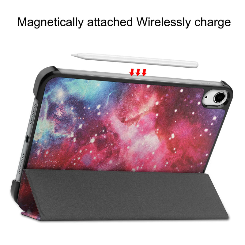 iPad Mini 7 (A17 Pro 2024) Designer Tri Fold Case [Galaxy]