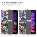 iPad Mini 7 (A17 Pro 2024) Designer Tri Fold Case [Graffiti]
