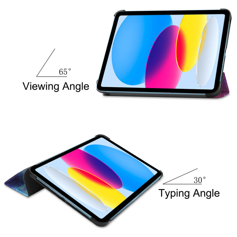 iPad 11 (A16, 2025) Designer Tri Fold Case [Galaxy]