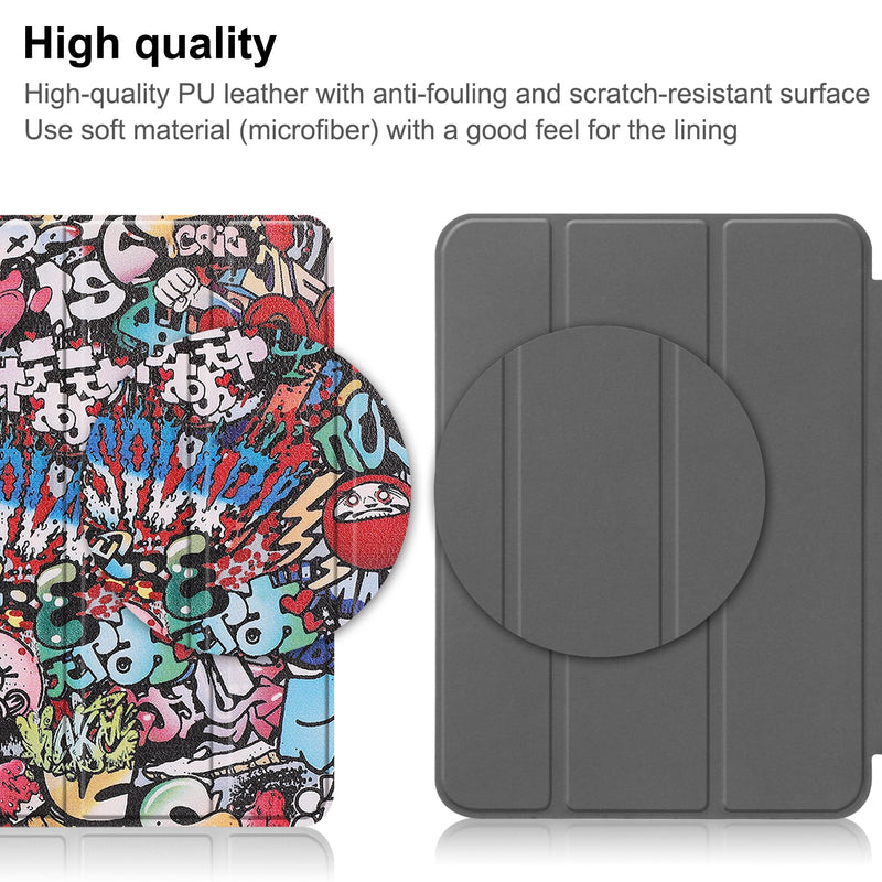 iPad 11 (A16, 2025) Designer Tri Fold Case [Graffiti]