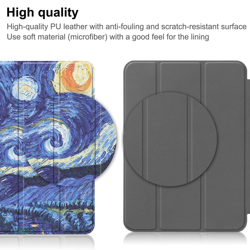 iPad 11 (A16, 2025) Designer Tri Fold Case [StarryNight]