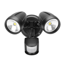 30W LED Security Light with Motion Sensor Outdoor Twin Spotlight Garage IP54