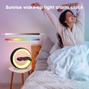 Smart Bedside Lamp with Wireless Charger Black