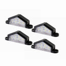 4X 6 LED License Number Plate Light Truck Caravan Trailer
