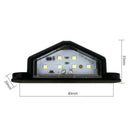 4X 6 LED License Number Plate Light Truck Caravan Trailer
