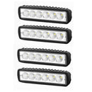 4x 6inch 30W LED Work Driving Light Bar Flood 1