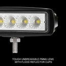 4x 6inch 30W LED Work Driving Light Bar Flood 7