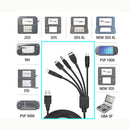 5-in-1 USB Charging Cable for Nintendo 3DS DS Lite DSi Wii