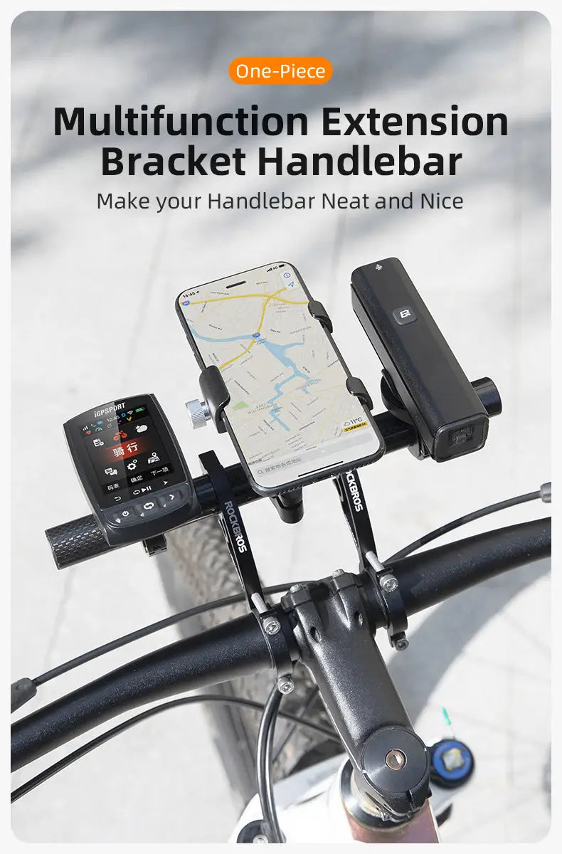 Bike Handlebar Extender Extension Bicycle Multfunctional
