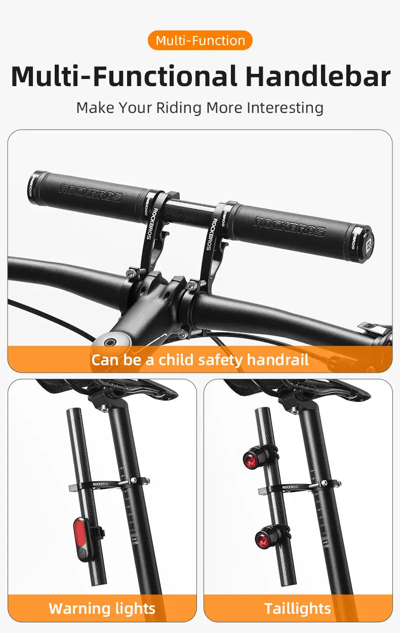 Bike Handlebar Extender Extension Bicycle Multfunctional
