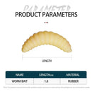 50PCS 2cm 0.3g Artificial Soft Grub Bait 9