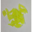 50PCS 2cm 0.3g Artificial Soft Grub Bait 5