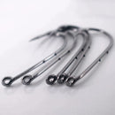 50pcs Double-backed 5/0 High Carbon Fishing Hooks 2