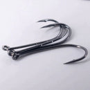 50pcs Double-backed 5/0 High Carbon Fishing Hooks 10