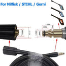 High Pressure Washer Cleaning Hose for STIHL/NILFISK/GERNI 10M