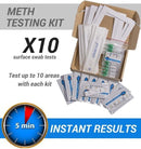 Meth Test Kit - 10 x Instant On-site Test Kits (For Landlords)