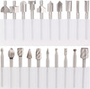 10pcs HSS Router Bits + 10pcs Rotary Bits