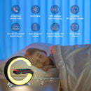 Smart Bedside Lamp with Wireless Charger Black