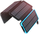 Solar Power Bank with 4 Panels 25000mAh