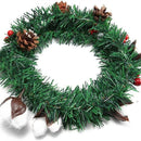 5M Artificial Christmas Wreath Green String Lights Cotton