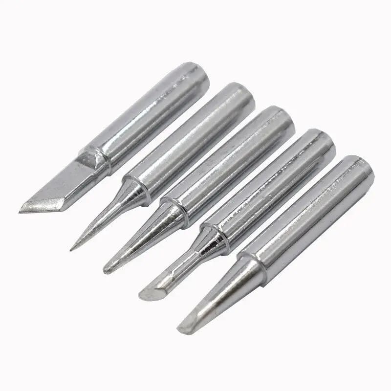 5pcs Soldering Iron Heads 900M Tips I + B + K + 2.4D + 3C