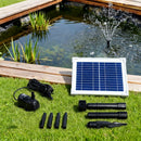 5w Solar Powered Submersible Water Pump Kit Garden Pond