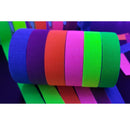 6 Colors Neon Cloth Tape Glow in Dark UV Light / Blacklight