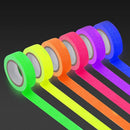 6 Colors Neon Cloth Tape Glow in Dark UV Light / Blacklight