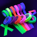 6 Colors Neon Cloth Tape Glow in Dark UV Light / Blacklight