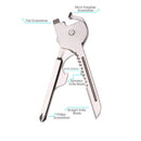 6 in 1 Multi Function Stainless Steel Utility Key Tool