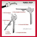 6 in 1 Multi Function Stainless Steel Utility Key Tool