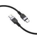 60W PD Silicon Super Fast Charging Cable - USB C to USB C 1