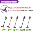 Direct Drive Brush Head Motorhead Cleaner Head for Dyson V7 V8 V10 V11 V15 SV12