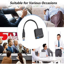 USB to HDMI/ VGA/ 3.5MM Headphone Adapter