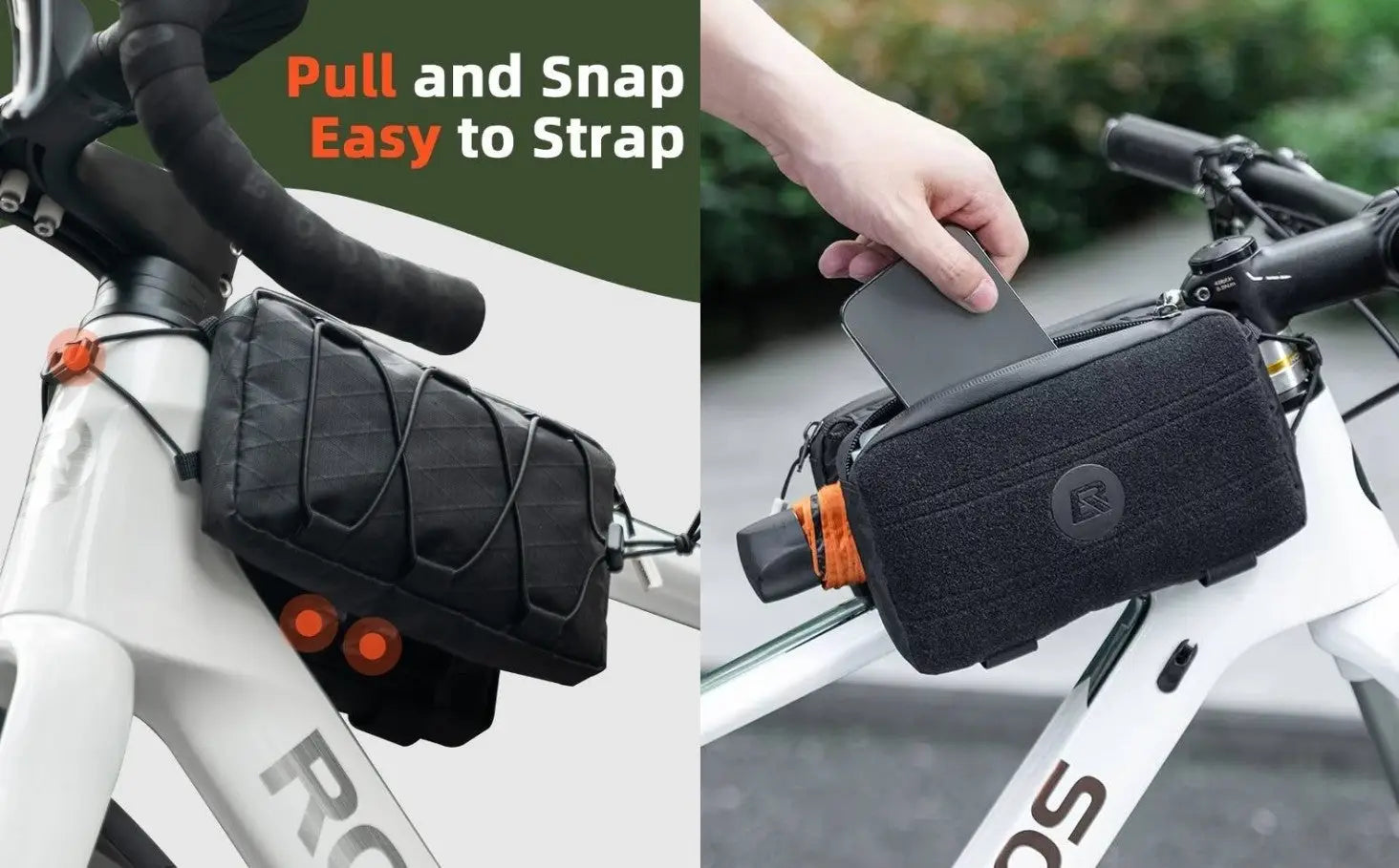 Bike Front Top Tube Frame Bag with Should strap 1L