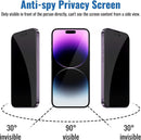 iPhone 15 Pro Screen Protector Anti Peep Spy Privacy Tempered Glass