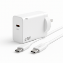 65W USB-C Fast Charger – Super Speed PD Charger with Cable Options